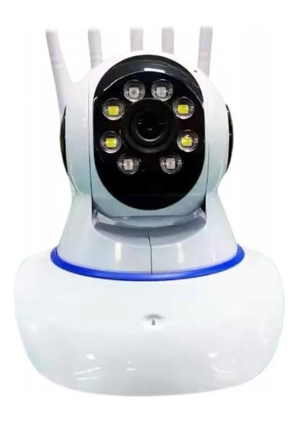 LED Aydınlatmalı 5 Antenli Motorlu 1080P Wifi Kamera Sensörlü
