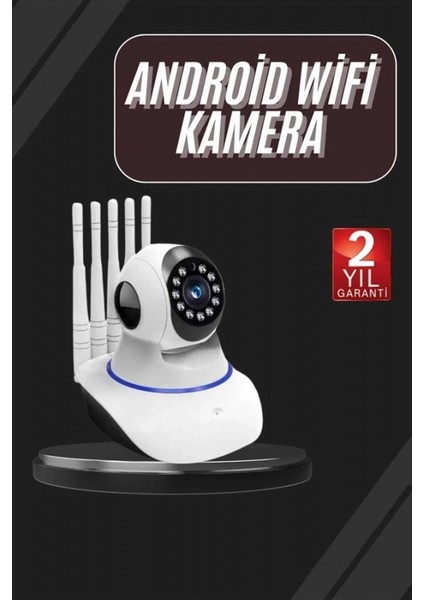 LED Aydınlatmalı 5 Antenli Motorlu 1080P Wifi Kamera Sensörlü fiyatları