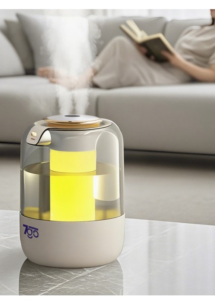 7g-Uhd1 Ultrasonik Çift Çıkışlı Hava Nemlendirici | 2l Su Kapasiteli, Usb-C, LED Işıklı, Sessiz Nano Buhar Teknolojisi fırsatları