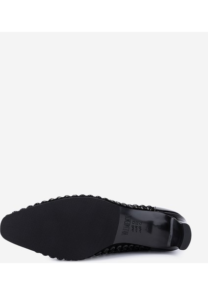 Kadın Hakiki Deri Siyah Topuklu Bot 35 2965 Bn Bot SK25-26 Sıyah indirimleri