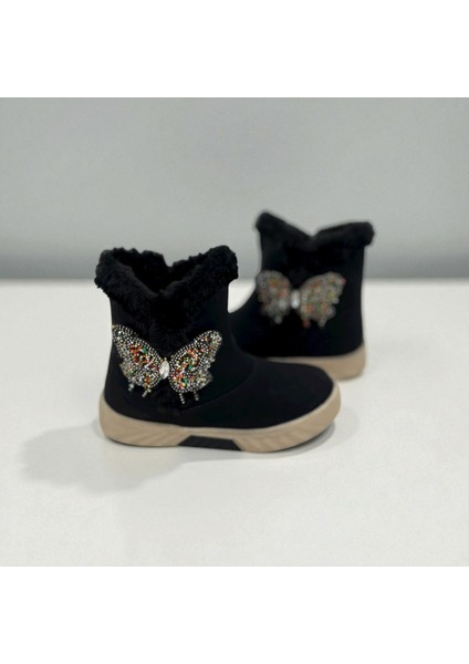 Kız Çocuk Kelebek Figür Detaylı Bot