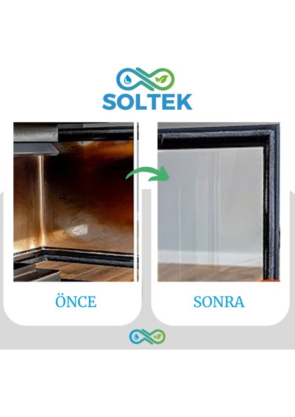 Şömine Soba Camı Temizleyici ve Parlatıcı Sprey- Sol Şöm 1 Lt
