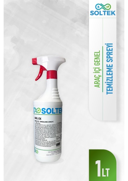 Araç Içi Temizleme ve Bakım Spreyi-Sol Ex 1.2 kg