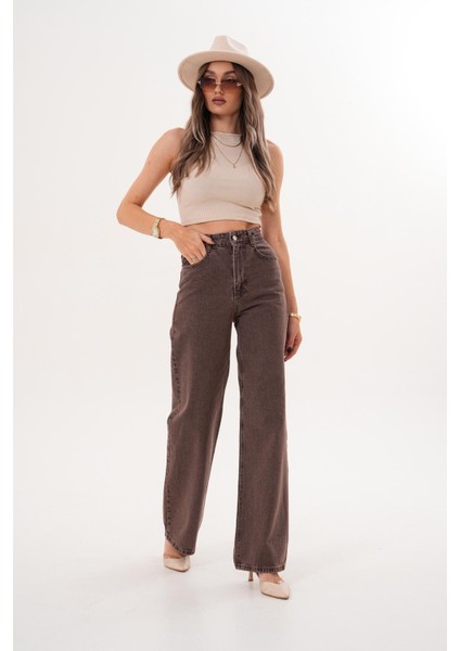 R.f Kahveringi Yüksel Bel Kadın Kot fiyatları