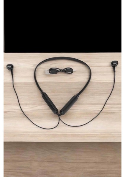 Kablolu Boyun Askılı Dijital Göstergeli Bluetooth Kulaklığı 60 Saat indirimleri