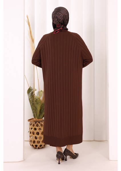 Merserize Hırka 18198 Kahverengi fırsatları