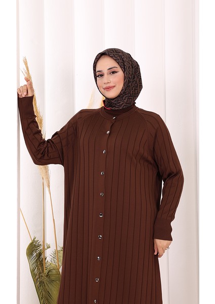 Merserize Hırka 18198 Kahverengi indirimleri