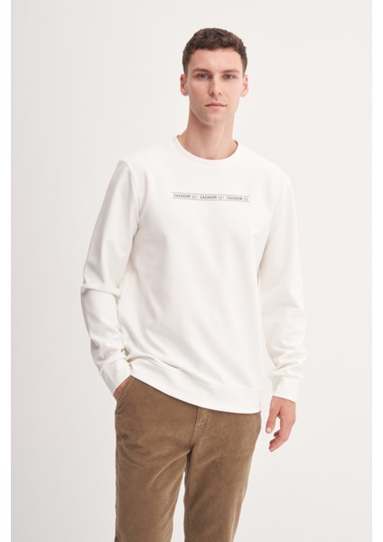 Ekru Erkek Sweatshirt 53270