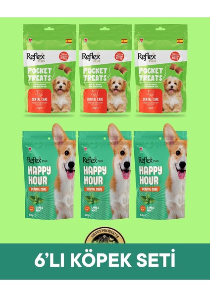 Plus Pocket Treats-Happy Hour Köpek Maması 6'lı Köpek Set - 1