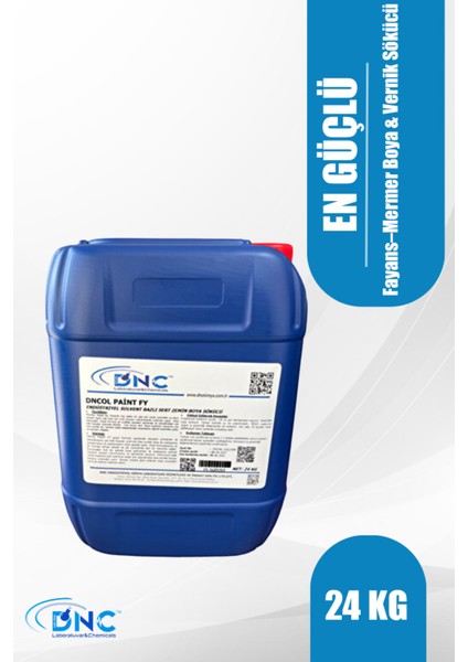 Sert Zemin Fayans Mermer Tezgah Boya ve Vernik Sökücü Dncol Paint FY-24KG