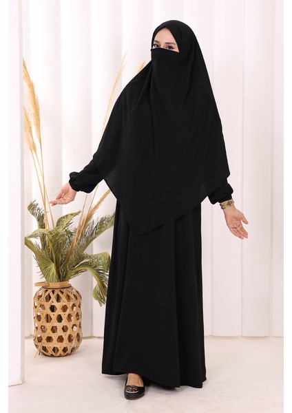 Sufleli Elbise Takım 6044 Siyah fiyatları