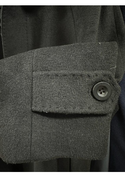 Siyah Klasik Erkek Kaban Uzun indirimleri