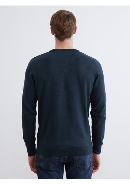 Yeni Sezon Bisiklet Yaka Basic Erkek Triko Kazak fırsatları