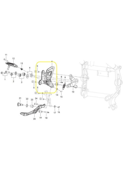 JEDI750 Ön Basamak Braketi Sağ fiyatları