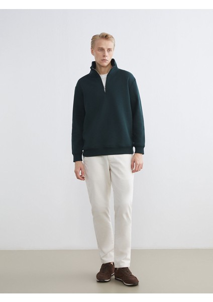Yeni Sezon Fermuarlı Dik Yaka Erkek Kalın Sweatshirt fiyatları