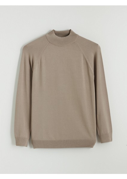 Yeni Sezon Yarım Balıkçı Yaka Uzun Kollu Erkek Triko Kazak