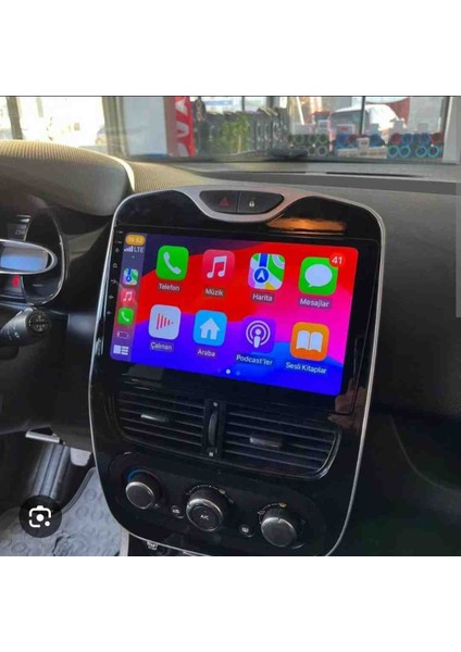 Renault Clio 4 (2012-2015) Uyumlu 10inç 4gb Ram 64GB Hafıza QLED Ekran Multimedya Android Teyp fırsatları