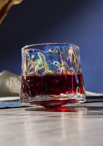 Greta Luster 2li 360 Derece Dönerli Cam Bardak Seti - 160 ml