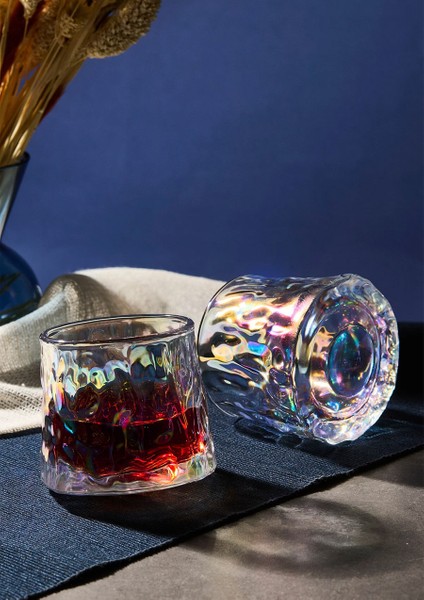 Greta Luster 2li 360 Derece Dönerli Cam Bardak Seti - 160 ml modelleri