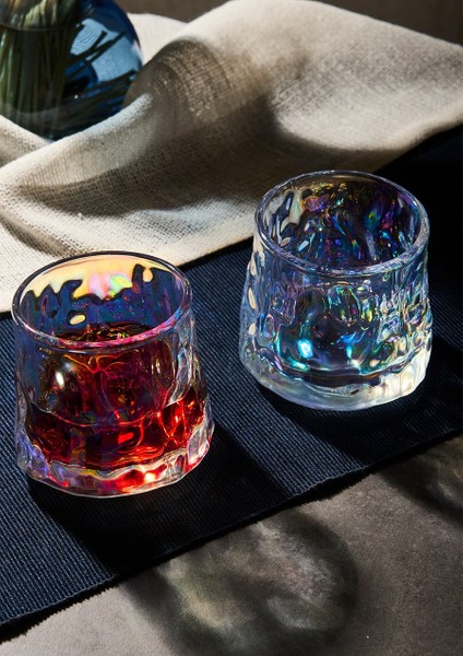 Greta Luster 2li 360 Derece Dönerli Cam Bardak Seti - 160 ml fırsatları