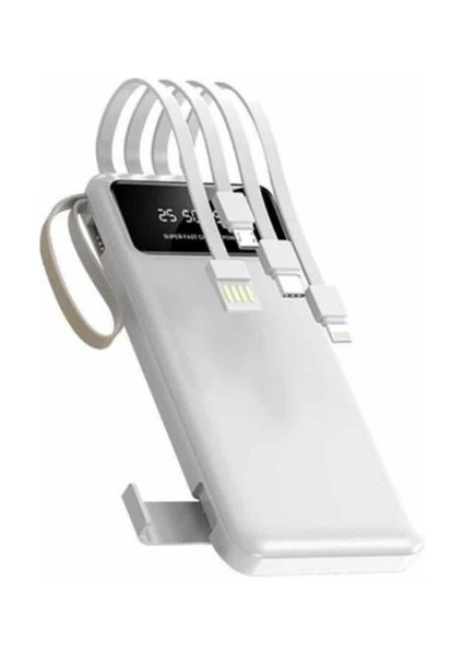 Powerbank Şarj Cihazı 4 Çıkışlı 20.000 Mah Powerbank Taşınabilir Çoklu Giriş