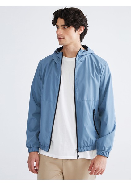 Yeni Sezon Standart Kalıp Kapüşonlu Erkek Yağmurluk