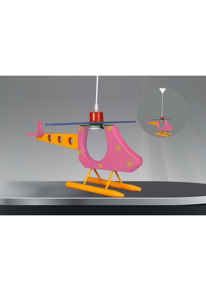 3 Renk Seçenekli Çocuk ve Bebekler Için Helikopter Avize fiyatları