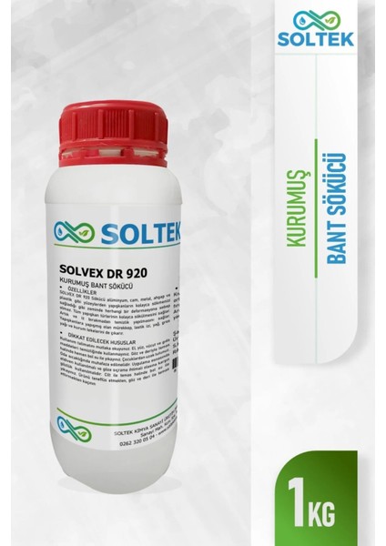 Solvex Dr 920 Kurumuş Bant ve Folyo Sökücü-1kg