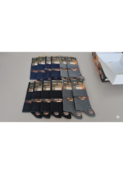 Modal Erkek 4 Mevsim Çorap; 40-44 ; Asorti 12'li Kutu fiyatları