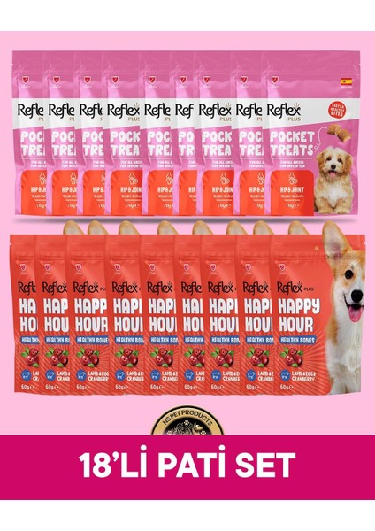 Plus Pocket Treats-Happy Hour Köpek Maması 18'li Pati Set - 3