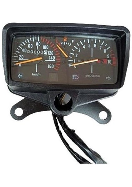 Cg [dijital Devir Saati Telli] [160 Km] Benzin ve Vites Göstergeli Kilometre Saati