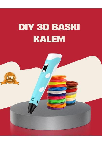 Çocuklar Için Güvenli 3D Yazıcı Kalem