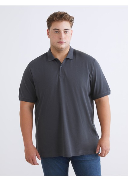 Yeni Sezon Büyük Beden Polo Yaka Pike Erkek Tişört