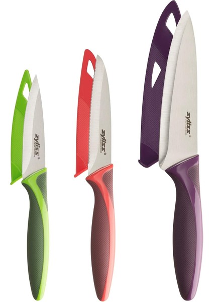 E72404 3lü Bıçak Seti