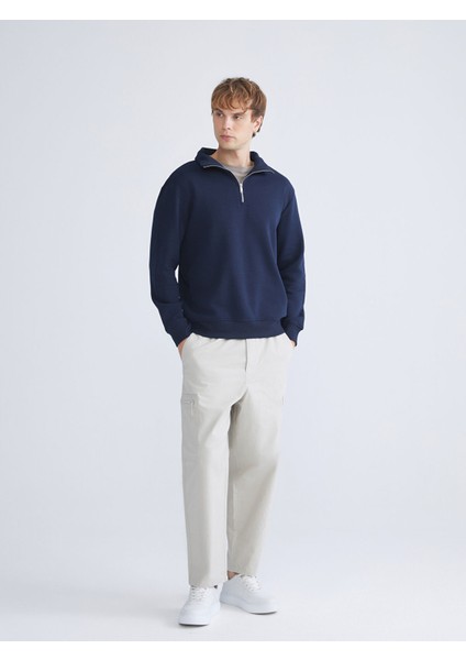 Yeni Sezon Fermuarlı Dik Yaka Erkek Kalın Sweatshirt fiyatları