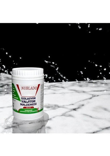 Izolasyon Yalıtım Malzemesi 1 kg Beyaz Renk Su Sızdırmaz Elastik Boyanabilir Rutubet Nem Yalıtımı fiyatları