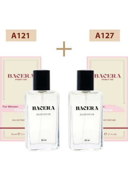 Bacera A121 Floral Kadın Parfüm 50ML Edp A127 Floral Kadın Parfüm 50ML Edp