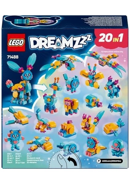 Bunchu’nun Yaratıcı Hayvan 71488-7 Yaş ve Üzeri Çocuklar Için Oyuncak Tavşan Içeren Yaratıcı Oyuncak Yapım Seti, Doğum Günü Hediyesi (143 Parça) modelleri