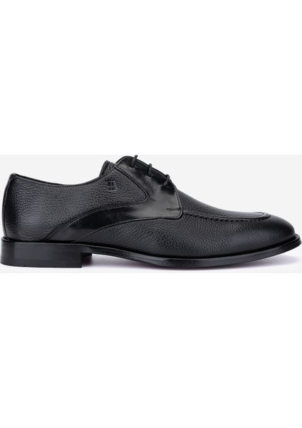 Erkek Hakiki Deri Siyah Floter Klasik Ayakkabı 183 44462 Erk Ayk SK25-26 Sıyah Fltr