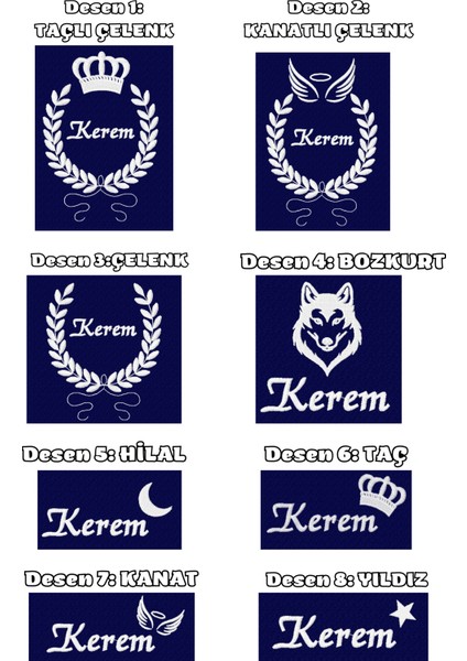 Nakış Işleme Isimli Lacivert Hastane Çıkış Seti 11 Parça (%100 Pamuk) Takı Yastıklı fiyatları