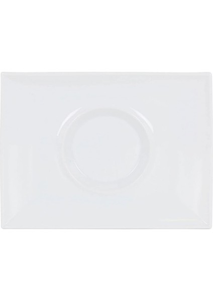 Beyaz Gurme Tabağı 29CM