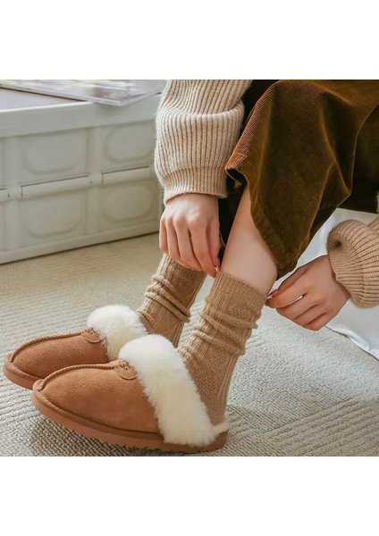 6'lı Kışlık Kalın Alpaka Yün Kabartma Detaylı Soket Çorap Set modelleri