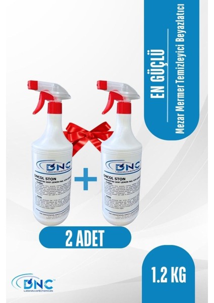 Mezar Mermer Temizleme ve Bakımı- 1,2kg Dncol Ston (2 Adet)