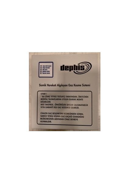 Deprem Algılama ve Gaz Kesme Cihazı
