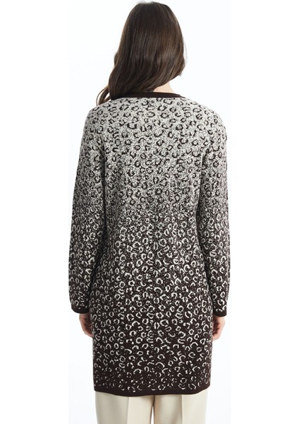 Yeni Sezon Bisiklet Yaka Desenli Kadın Triko Hırka fırsatları