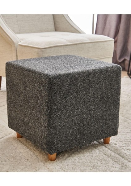 Ranma Ahşap Ayaklı Puf -