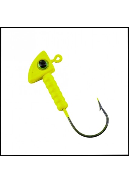 Uyguna-Yakala Jighead - Zoka - Kurşunlu Olta Iğnesi - (Xh-A 06) - Açık Yeşil - 8 gr