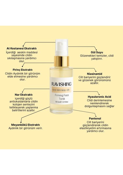 Gözenekleri Küçülten Aydınlatıcı ve Sıkılaştırıcı Tonik fırsatları