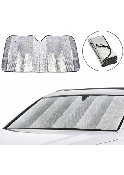 Isı ve Güneş Yansıma Önleyici Oto Ön Cam Güneşliği Opel Astra Fiat Egea Hyundai I20 Renault Megane