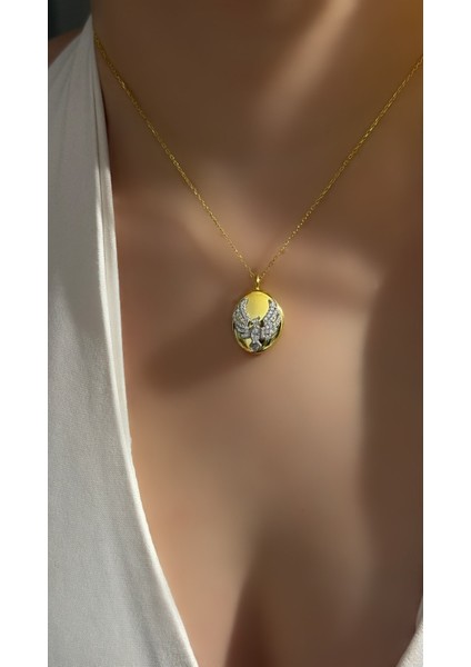 Anka Kuşlu Kapaklı Kolye fırsatları